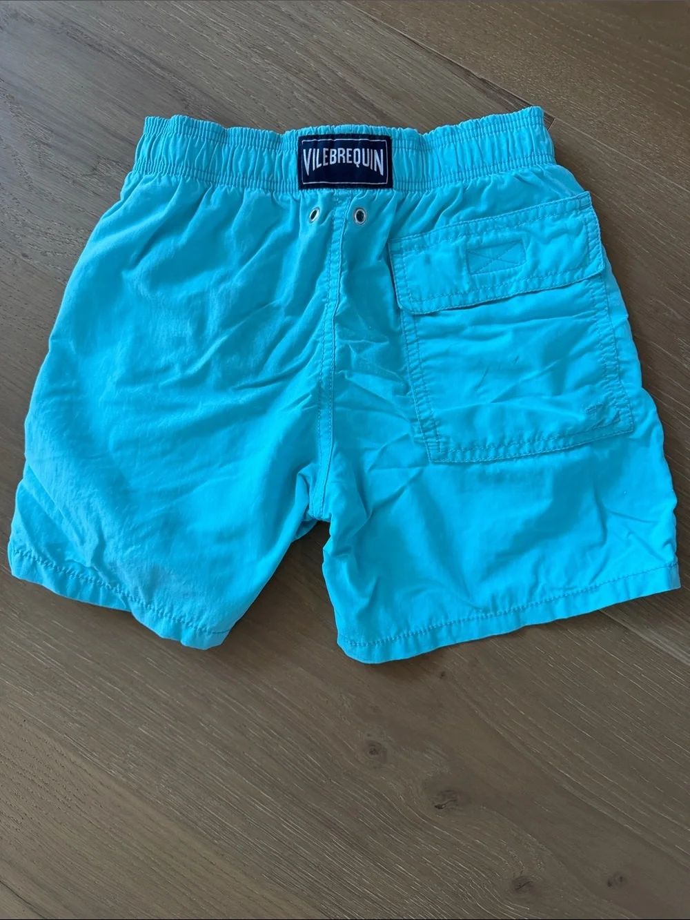Vilebrequin Kids Turquoise Drawstring Swim Shorts